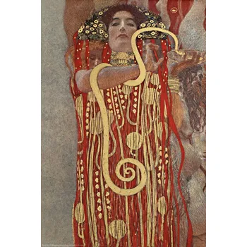Plakát Plakát, Obraz - Hygieia, Gustav Klimt