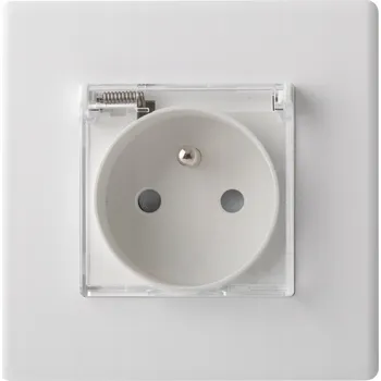 Elektrická zásuvka Elektrická Zásuvka nástěnná Luuna bílá