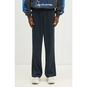 Tepláky adidas Originals Flare Pant pánské, tmavomodrá barva, hladké, JC8382, L, 59X