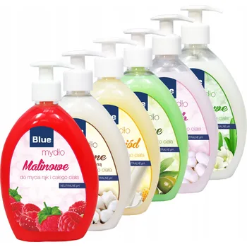 Mýdlo Tekuté mýdlo Blue 0,5 l S pumpičkou - Mix vůní