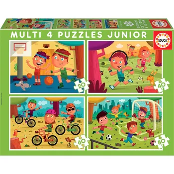 Educa Puzzle 200 dílků Educa Puzzle 20 dílků + 40 dílků + 60 dílků + 80 dílků Sport