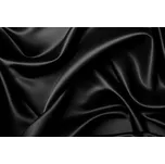 Hedvábný Povlak 140x200 na Přikrývka/Přikrývku Povlečení Black Černý