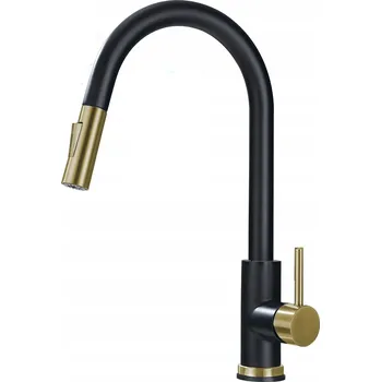 Vodovodní baterie Stojánková kuchyňská baterie CHDE New Design BKG černá