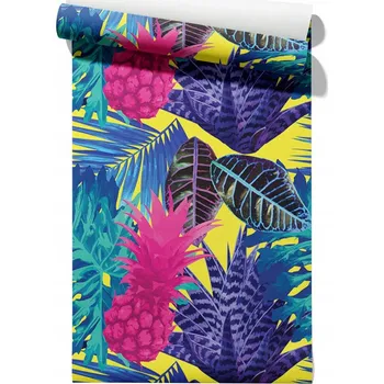 Tapeta Vliesová tapeta Exotické Ananasy, role 50 cm x 6,1 m