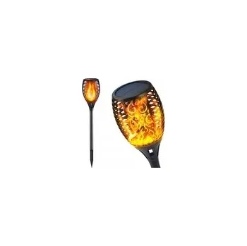 Venkovní osvětlení MEGA SOLÁRNÍ LAMPA POCHODEŇ XXL 58 CM - LED 33 Plamen Efekt Ohně PM2133-8