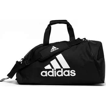 Sportovní taška ADIDAS 2in1 Big Zip, černá/bílá S