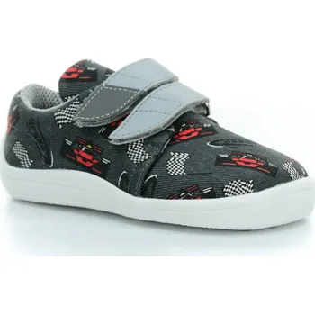 Dívčí tenisky Beda Formula jarní barefoot tenisky s opatkem (BF 0001/TEX/W/OP) Velikost boty (EU): 22, Vnitřní délka boty: 135, Vnitřní šířka boty: 64