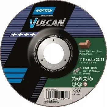 Řezný kotouč Norton řezný kotouč Vulcan Beton C30R-BF27 115x6,4x22,23mm 66252925533