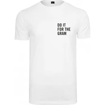 Pánské tričko Triko Mister Tee Do It For The Gram Likes - bílé, XL