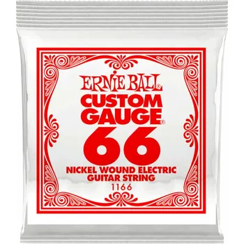 Struna pro kytaru a smyčcový nástroj Ernie Ball P01166 Samostatná struna pro kytaru