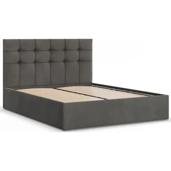 Postel Čalouněná postel SORIA 140x200 cm s roštem Šedá II