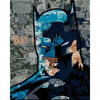 Zuty - Batman a komiksy, 40×50 cm, bez rámu a bez vypnutí plátna