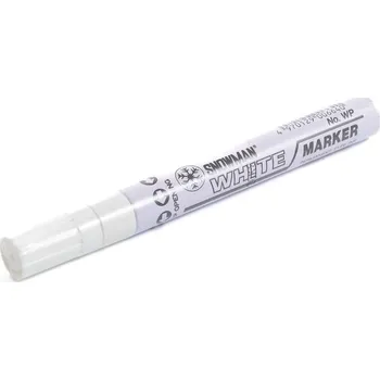 Popisovač Snowman Bílá