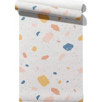 Tapeta Vliesová tapeta Barevné Teraco tapeta v roli 50 cm x 6,1 m