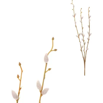 umělá květina Umělá větev s kočičkami, 15 x 20 x 54 cm, přírodní