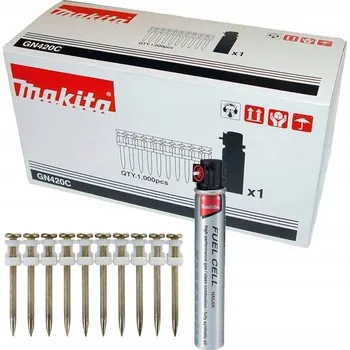 Hřebík MAKITA 196288-9 hřebíky do betonu 3,1x27mm PREMIUM 1000 ks + plyn