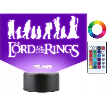 Lampička Plexido vícebarevná Noční lampa