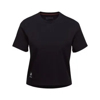 Dámské tričko Mammut Massone T-Shirt Cropped Women Patch black 0001 černá S