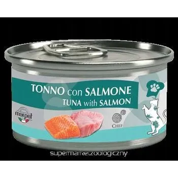 Krmivo pro kočku Marpet Chef Tuňák s Lososem Mokré Krmivo Pro Kočky 80g