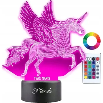 Lampička Plexido vícebarevná Noční lampa