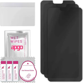 Pouzdro na mobilní telefon 3x Sklo s privatizačním filtrem pro OnePlus 6, PRIVACY