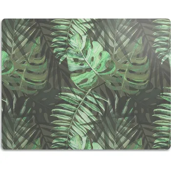 Pelíšek pro psa Pro psa kočku podložka Monstera tmavě zelená 45x35 cm