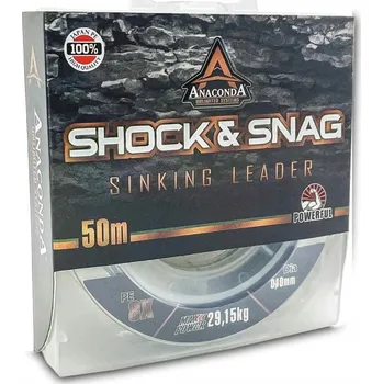 Anaconda Potápivý návazec Shock Snag Leader 0.40mm/50m