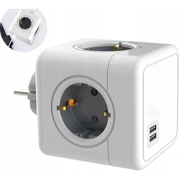 Elektrická zásuvka Bílá nástěnná Elektrická Zásuvka PDP