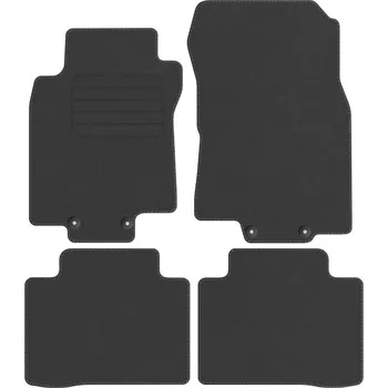 autokoberec Velurové autokoberce s upevněním v sadě Edecor