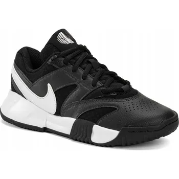 Dámské tenisky Dámské tenisové boty Nike Court Lite 4 Clay černo-bílé, velikost 36.5 (6 US)