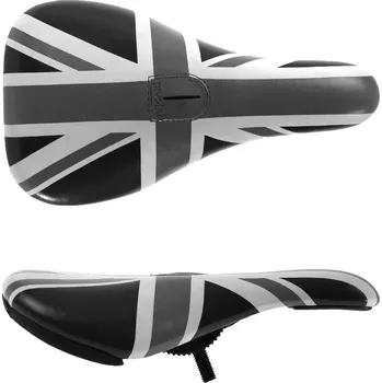 Sedlo na kolo BMX Sedlo Total Bmx Blackjack - šedé/černé