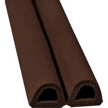 Těsnění do okna a dveří Okenní těsnění hnědé Motive 0,9 x 600 x 5 mm