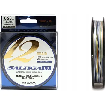 Daiwa Šňůra 12 pletená šňůra 0,33 mm x 300 m