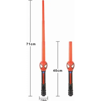 Figurka Marvel a DC Svítící meč se zvukem - Avengeres Motiv: Spiderman