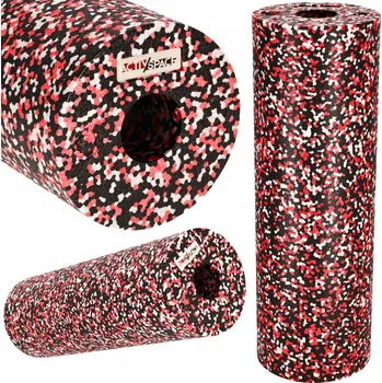 Pěnový válec Hladký váleček Activ/Space 45 cm x 15 cm bílý, černý, červený