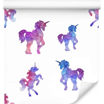 Fototapeta Tapeta pro dívky jednorožci KOSMOS hvězdy