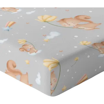 Prostěradlo PROSTĚRADLO DO POSTÝLKY 160x80 S GUMIČKOU HRUBÁ BAVLNA 100% POLSKÝ VÝROBEK