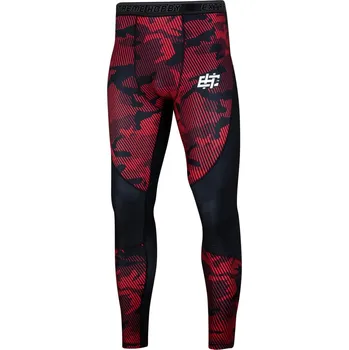 Pánské cyklistické legíny HAVOC ČERVENÉ 2XL EXTREME HOBBY