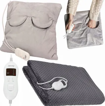 VYHŘÍVACÍ PODLOŽKA Z FLEECU A ELEKTRICKÁ DEKA SADA NA ZIMU 5 REŽIMŮ PRO DLOUHODOBÉ POUŽITÍ