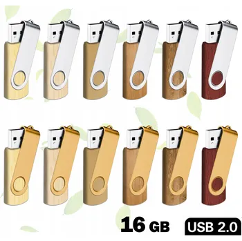 USB flash disk Flash disk HonStar Twister 16 GB USB 2.0 hnědý