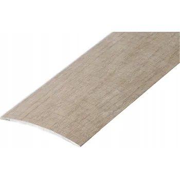 přechodová lišta Prahová lišta lepená hliníková 100 cm DUB AVERO dilatační lišta 6 cm