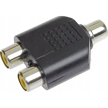 Adaptér konektor RCA – dvojitý konektor RCA Prolech 1726