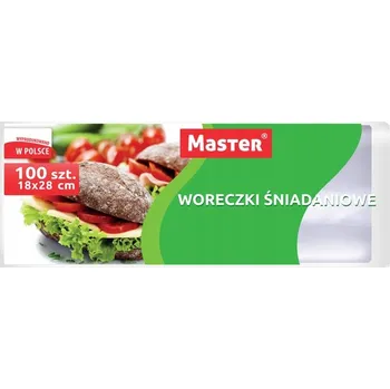 Obraz Svačinové sáčky HDPE 18x28cm MASTER 100 Ks role na svačiny S106