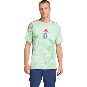 Fotbal Pánský venkovní fotbalový dres Adidas Itálie 25/26 zelený
