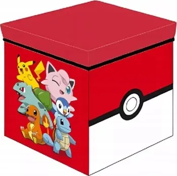 úložný prostor na hračky Sedací úložný box Pokémon Pokébal
