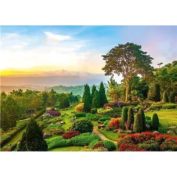 Puzzle ALIPSON Puzzle Fantasy 1000 dílků Zahrada na kopci