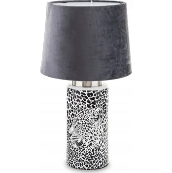 Lampička Keramická stolní lampa černá V: 50 cm