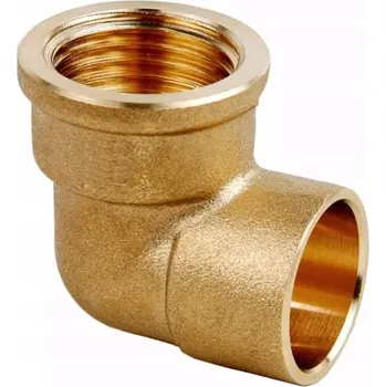 Fitinka Mosazné koleno 22x1/2" (vnitřní závit x vnější závit) k pájení Ferro