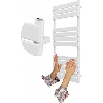 Radiátor Koupelnový radiátor vodní Granitan 762 W 60 x 120 mm bílý