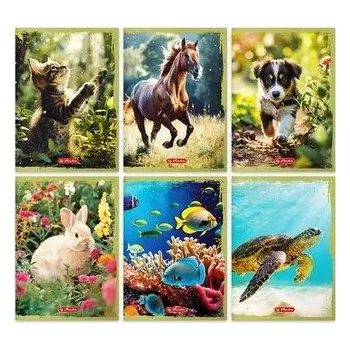 Set školních potřeb Zeszyt A5/16K linia podwójna Animals (20szt)